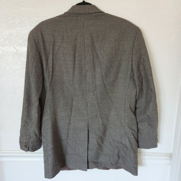 Chaps Ralph Lauren Fine Wool Blazer 38R Gray Sport Coat Jacket - Picture 3 of 15